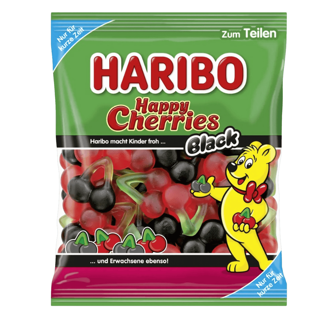 果物 HARRIER HBD Haribo Happy Cherries Black (175g) – One Stop German Shop