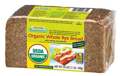 Mestemacher Organic Whole Rye Bread