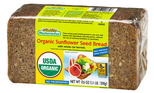 Mestemacher Organic Sunflower Seed Bread