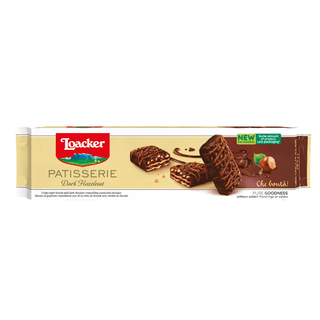 Loacker Patisserie Dark Chocolate with Hazelnut (100g)