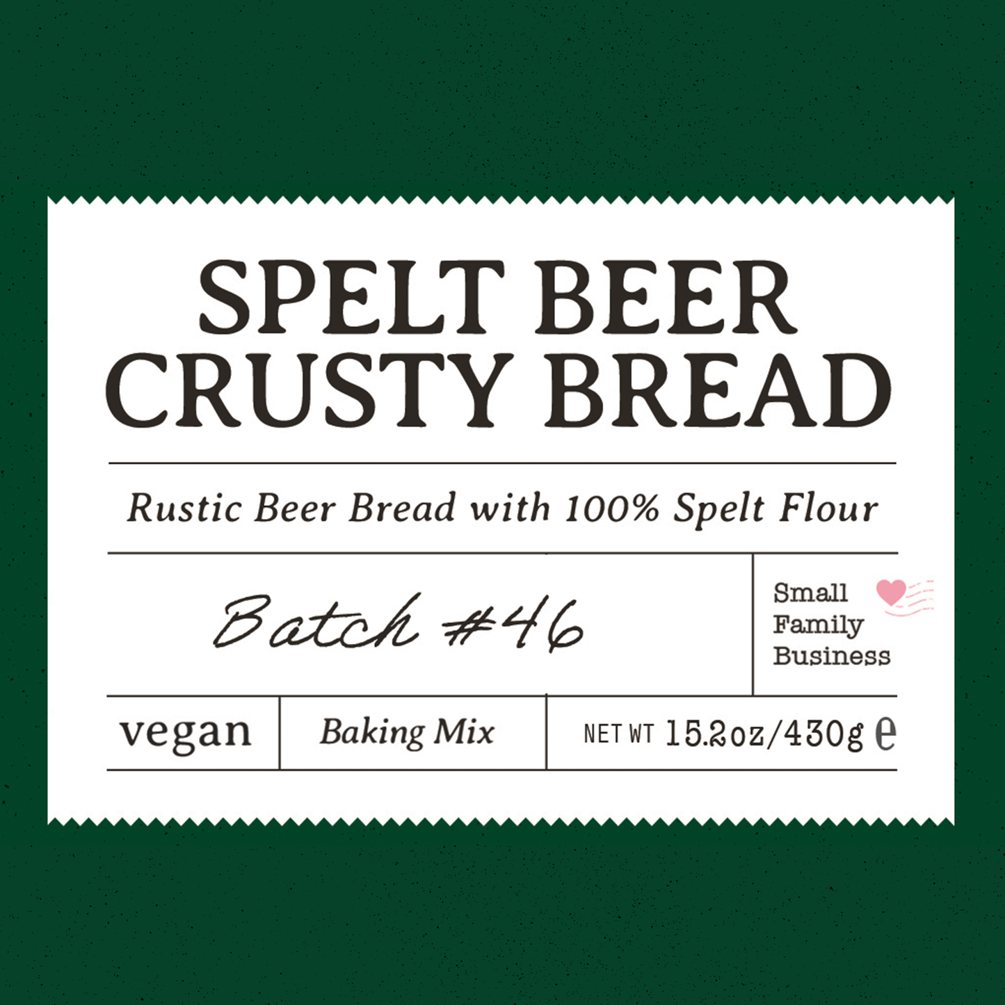 Spelt Beer Crusty Bread