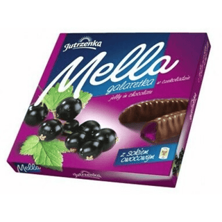 Goplana Galaretka Mella Cz.Porzeczka w czek.mlecz.(Black Currant Jello in Chocolate)