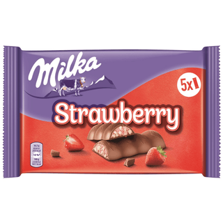 Milka Riegel Choco Strawberry (5-Pack)