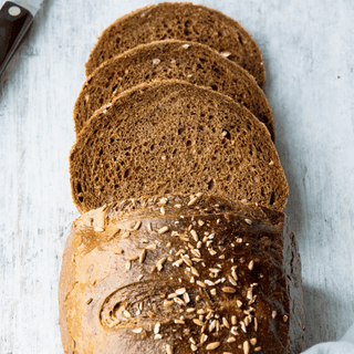 Pumpernickel (freshly baked loaf)