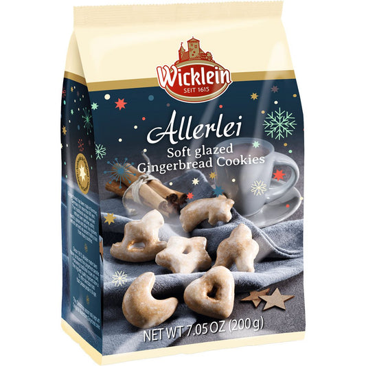 Pain d'épices Meistersinger 3 variétés Lebkuchen Wicklein 200g