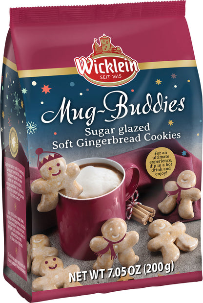 Wicklein Gingerbread "Mug Buddies" Sugar Glazed