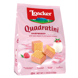 Loacker Quadratini Raspberry-Yogurt (220g)