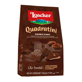 Loacker Quadratini Double Chocolate (125g)