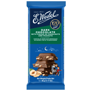 Wedel Dark Chocolate w/ Peanut & Hazelnut Filling