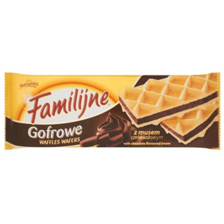 Jutrzenka Wafle Familijne Gofrowe z Musem Czecol.