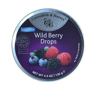 Cavendish & Harvey Fruit Tin - Wildberry Sugar Free