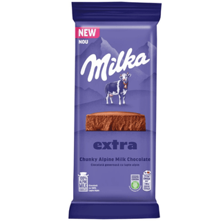 Milka Extra Chunky Alpine Milk Chocolate