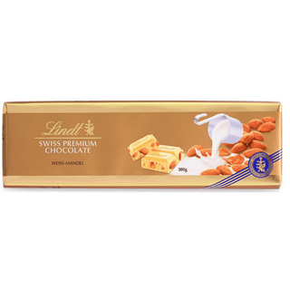 Lindt Swiss Premium Whole Almonds White Chocolate