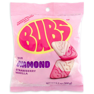 Bubs Peg Bag - Sour Diamond Strawberry Vanilla