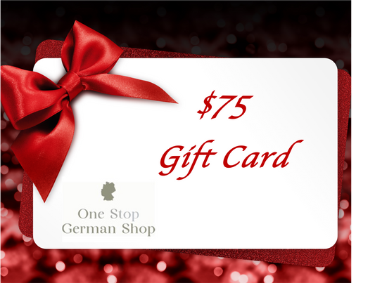 $75 Gift Card - One Stop German Shop (digital)