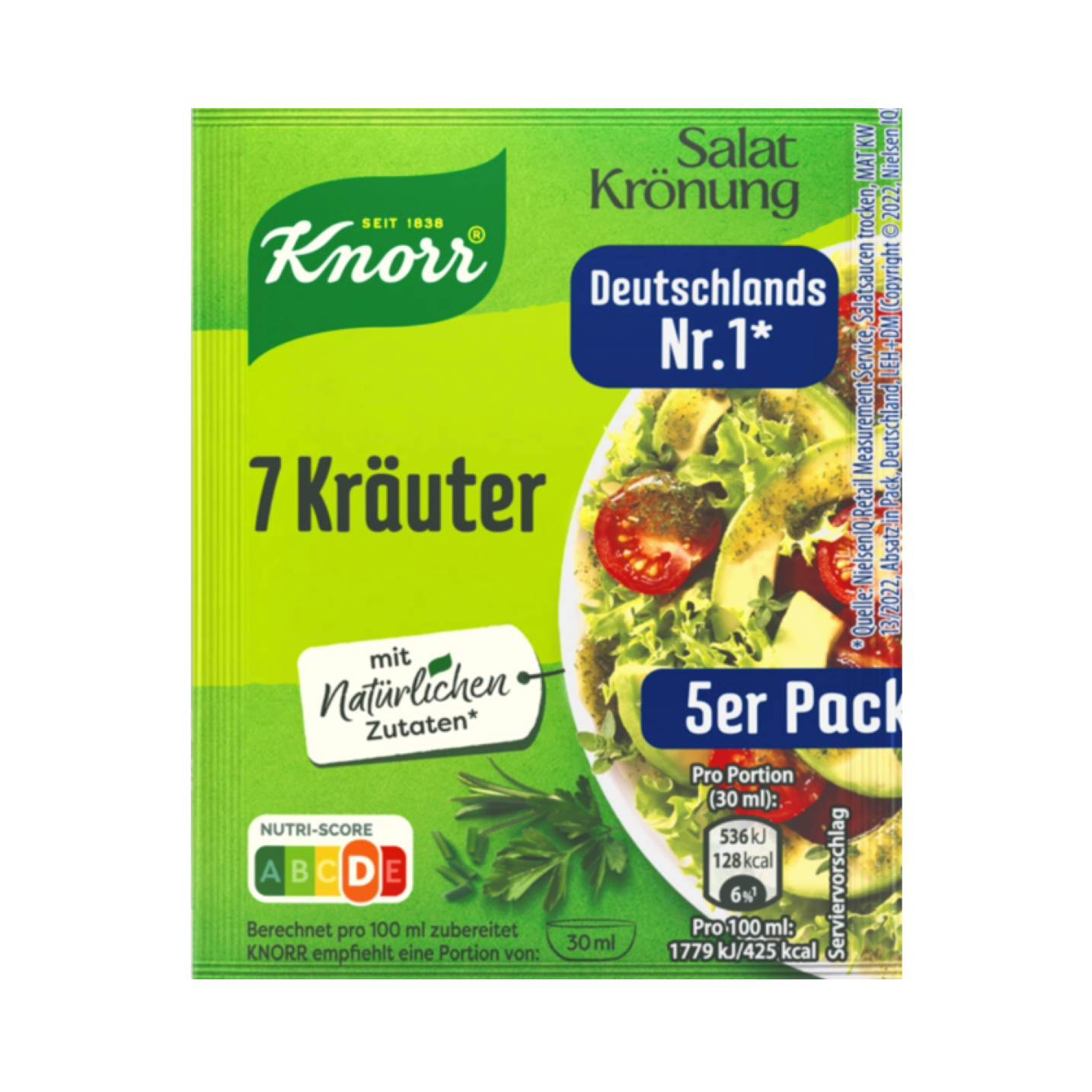 Knorr Salatkrönung 7 Kräuter 5 Pack
