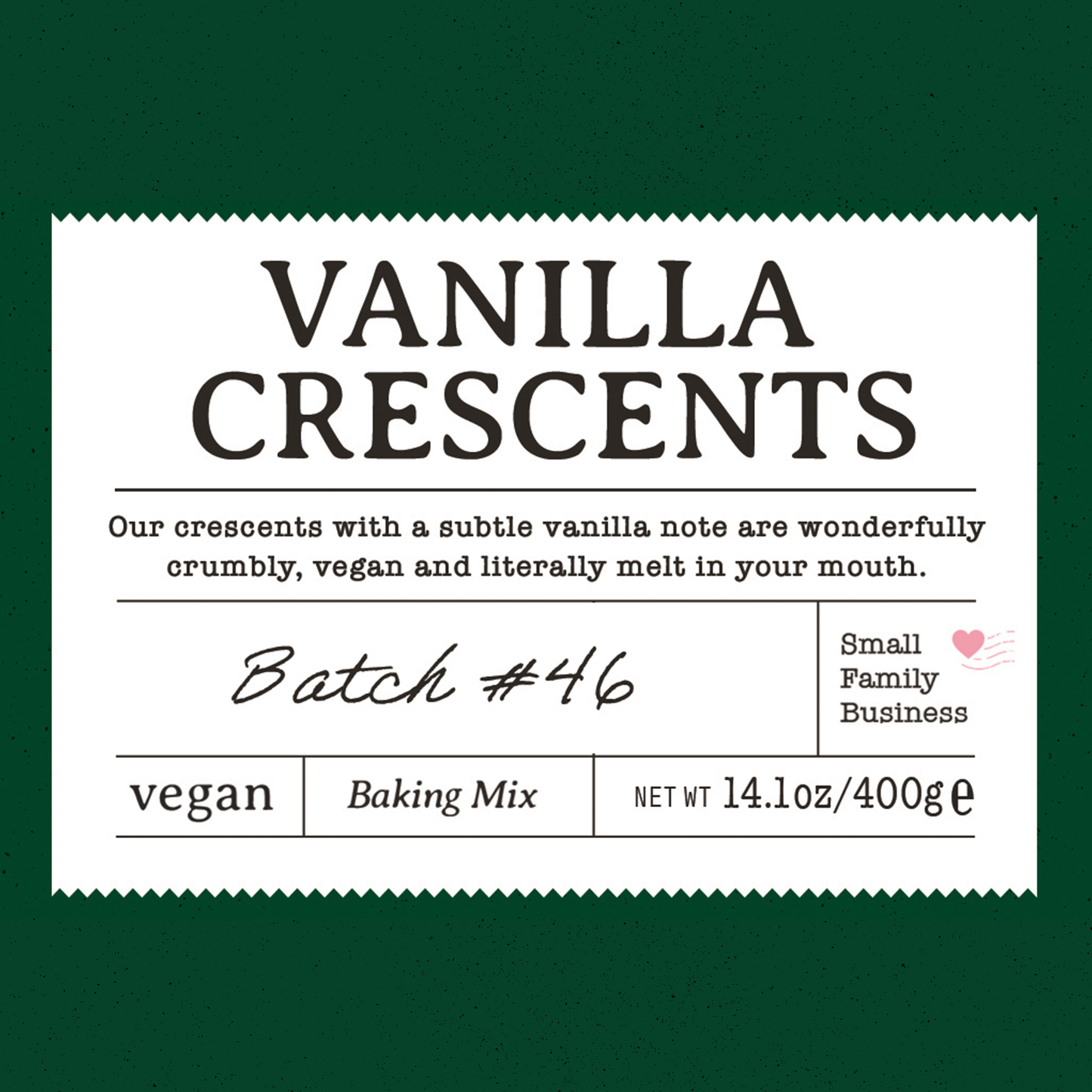 Vanilla Crescent (Vanillekipferl) Baking Mix