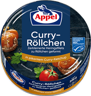 Appel Curry-Röllchen