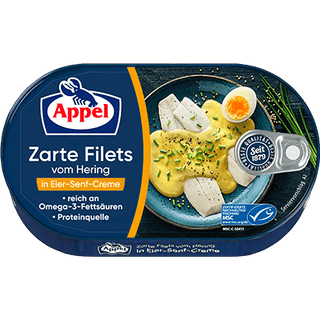 Appel Heringfilets In Eier-Senf