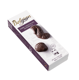 Small box of Belgian Dark Chocolate Seashells.