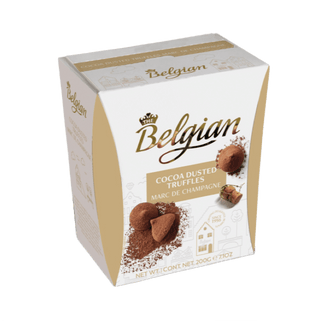 Belgian Dusted Truffles with Champagne flavor.