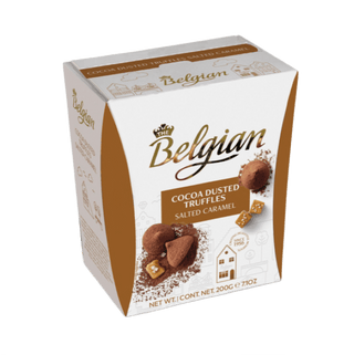 Belgian Dusted Truffles with Salted Caramel.