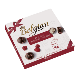 Belgian Raspberry Delight chocolate truffles.