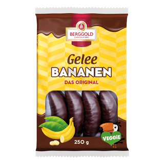 german chocolate gelee bananas from berggold