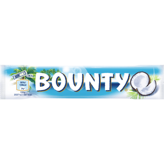 A classic Bounty milk chocolate and coconut bar.
