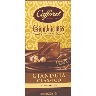 Caffarel Milk Chocolate Gianduia bar.