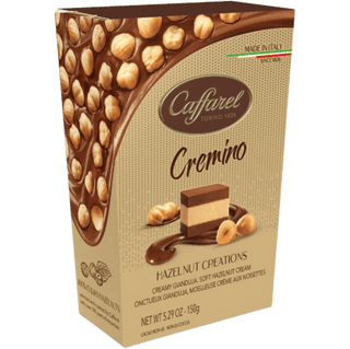 Caffarel Piemonte Hazelnut chocolates in a premium cornet box.
