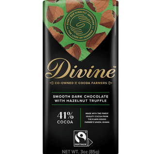 Divine Dark Chocolate with Hazlenut Truffle Chocolate Candy