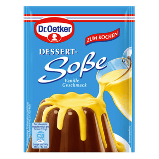 german vanilla dessert sauce from dr.oetker