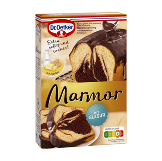 Doktor Oetker Marmorkuchen mit Glasur