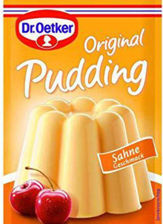Dr. Oetker Original Pudding Sahne Geschmack 3 Pack