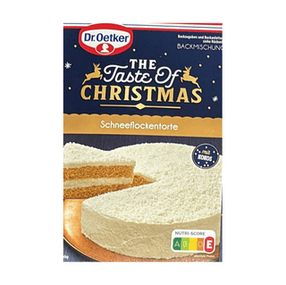 Dr. Oetker Winterliche Backidee - Schneeflockentorte