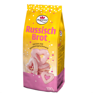 Dr.Quendt Russisch Brot Raspberry Hearts