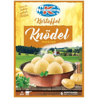 Dr. Willi Knoll 12 Potato Dumpling Halb & Halb Mix