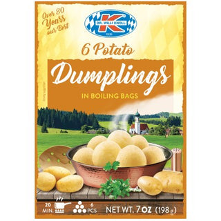 Dr. Willi Knoll 6 Potato Dumplings Halb & Halb Boiling Bag