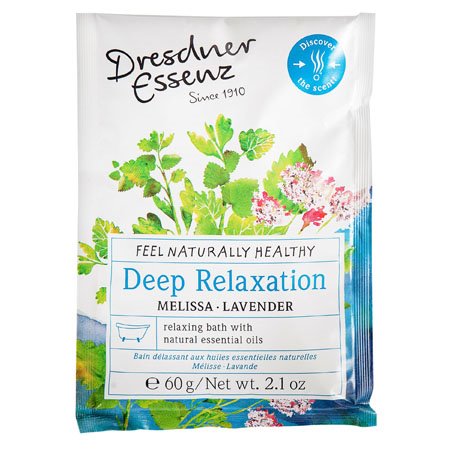 Dresdner Essenz Deep Relaxation Bath Salt Melissa Lavender 2 1Oz
