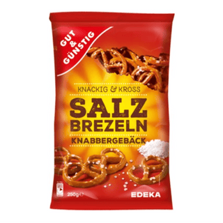 german salty pretzel snacks from gut und günstig