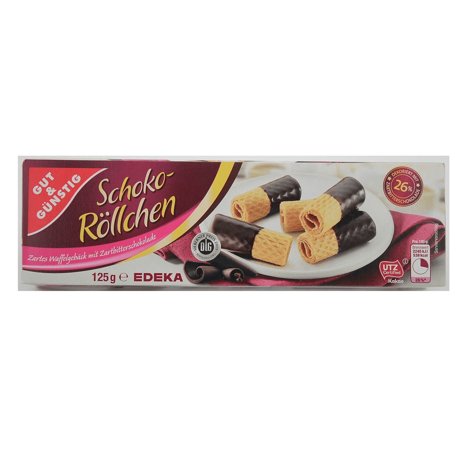 rennrad schokolade GG Wafer Rolls Dark Chocolate (Schoko-Röllchen Zartbitter) – One Stop German Shop