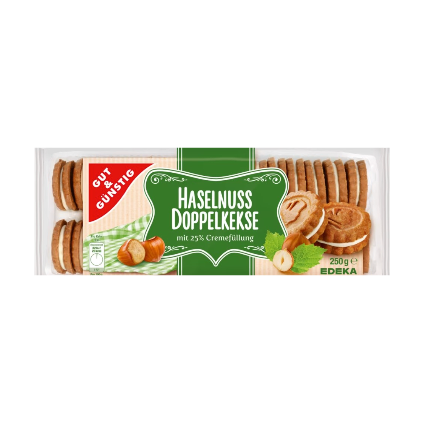 GG Hazelnut Sandwich Cookie (Haselnuss Doppelkekse)