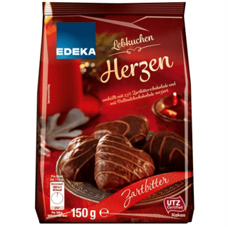 Gingerbread Hearts Dark Chocolate