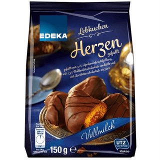 Gingerbread Hearts Milk Chocolate - Apricot Filling