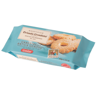 Grondona Canestrelli flower-shaped butter shortbread cookies.