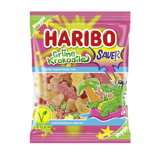 Haribo Green Crocodiles Sour Grüne Krokodile Sauer