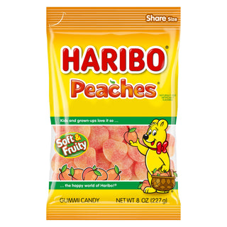 Haribo Peaches Large 8oz