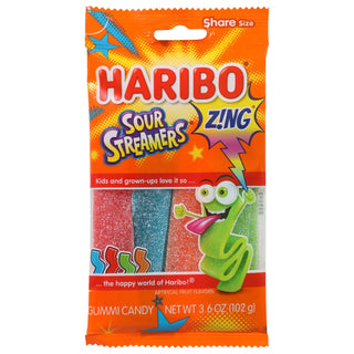 Haribo Sour Streamers 3.6 Oz