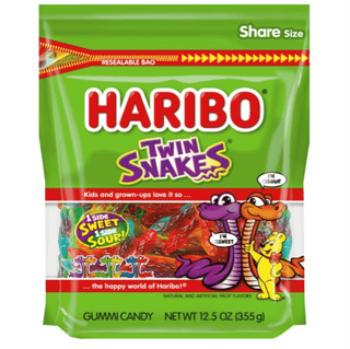 Haribo Twin Snakes Extra Large 12.5oz